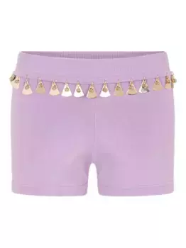 Декорированные шорты Rabanne, фиолетовый