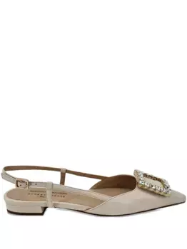 Декорированные туфли с ремешком на пятке Madison.Maison, нейтральный