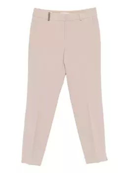 Декорированные укороченные брюки Peserico, нейтральный