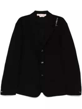 Декорированный блейзер Marni, черный