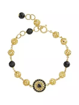 Декорированный браслет Dolce & Gabbana, золотой