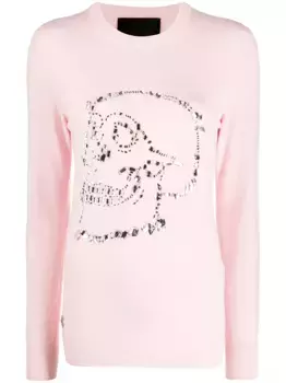 Декорированный джемпер Look At Me Philipp Plein, розовый