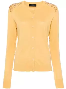 Декорированный кардиган Fabiana Filippi, желтый