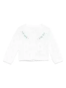 Декорированный кардиган Patachou, белый