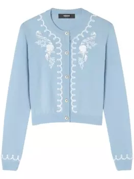 Декорированный кардиган Versace, синий