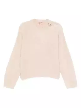 Декорированный свитер N21, нейтральный