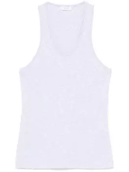 Декорированный топ без рукавов Peserico, серый