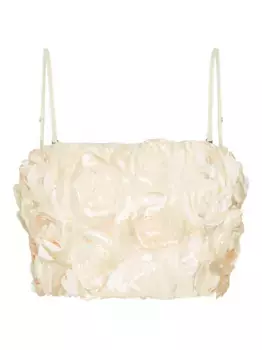 Декорированный топ без рукавов ROTATE BIRGER CHRISTENSEN, нейтральный