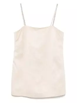 Декорированный топ Peserico, нейтральный