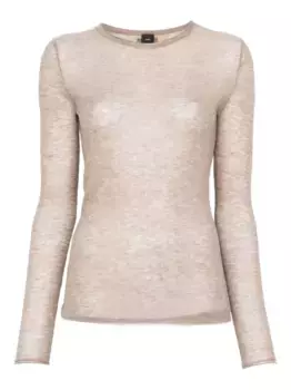 Декорированный топ PINKO, нейтральный