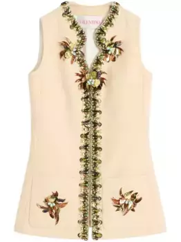 Декорированный жилет VALENTINO GARAVANI, нейтральный