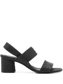 Del Carlo босоножки с ремешками, черный