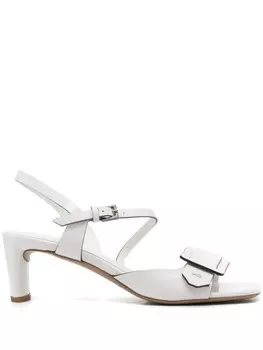 Del Carlo лакированные босоножки Moore 55, белый