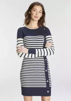 ДЕЛЬМАО трикотажное платье Delmao, белый