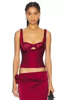 Делайла топ Lioness, цвет burgundy
