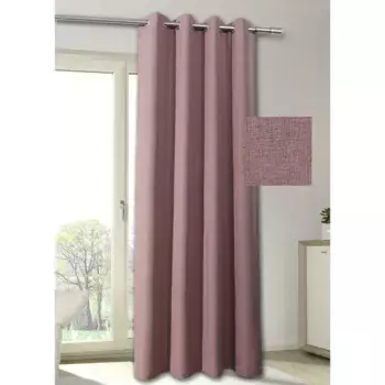 DELAVITA Гардина «МИЛАН», (1 шт.), матовая, разные цвета, цвет erdbeere