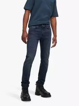 Делавэрские джинсы HUGO BOSS, темно-синий