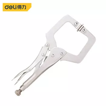 Deli 11-дюймовые мощные плоскогубцы C-типа, мощные плоскогубцы с фиксированной головкой DL20011
