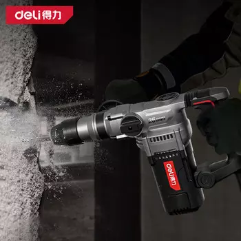 Deli DE-DC26-1 Электрический молоток двойного назначения, 1100 Вт, 26 мм