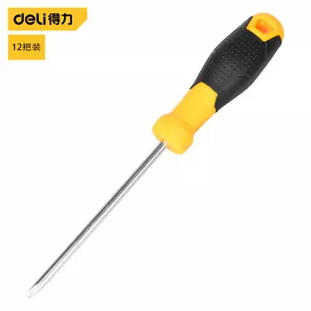 Deli Deli, 12 предметов, ручка торпеда, крестовая отвертка Phillips, отвертка PH2x125 мм, DL636125