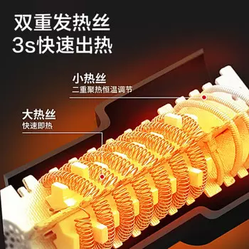 Deli Deli 2000W Пистолет горячего воздуха с регулируемой температурой DL5320