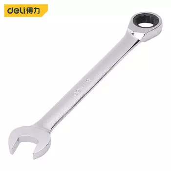 Deli Deli Быстрый сливовой ключ с храповым механизмом Многофункциональный ключ двойного назначения Набор рожковых ключей 32 мм DL34132