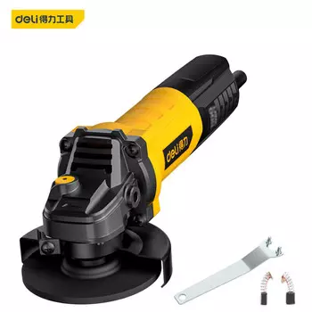 Deli Deli DL-JM125-W1 Угловая шлифовальная машина переменного тока 1200W125 Шлифовальная машина по металлу с боковым переключателем