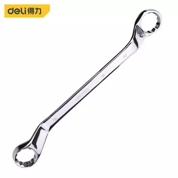 Deli Deli двуглавый сливовый ключ, зеркальный ключ из хромованадиевой стали, аппаратный инструмент, 36x41 мм, DL33228