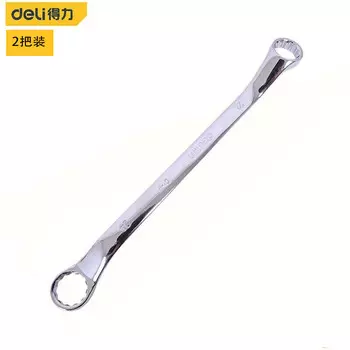 Deli Deli Набор из 2 двойных ключей Torx, двусторонний ключ, плата двойного назначения, 8x9 мм DL190809