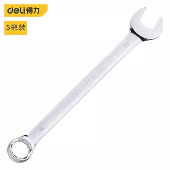 Deli Deli, набор из 5 ключей двойного назначения, ключ для цветов сливы, рожковый ключ, сливовый открытый ключ, 16 мм, DL33116
