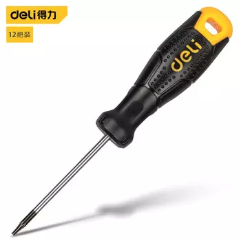 Deli Deli Отвертка в форме цветка, 12 предметов, отвертка специальной формы в форме цветка сливы T10100 мм DL6210010T