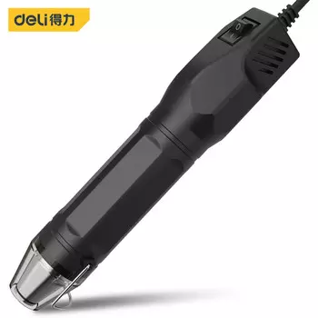 Deli Deli пистолет горячего воздуха, электроинструмент, фен, вентилятор горячего воздуха, мини-сварочный пистолет горячего воздуха DL391014