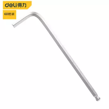 Deli Deli Шестигранный ключ с удлиненной шаровой головкой, 60 предметов, 4 мм DL3304