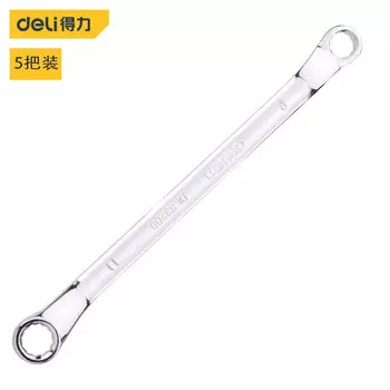 Deli Deli Зеркальный ключ на 5 рук, двойной Torx хромованадиевая сталь 9х11мм DL33209