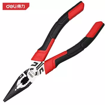 Deli DL0103 Эксцентриковые трудосберегающие острогубцы с зубцами в немецком стиле, длинногубцы 6 дюймов