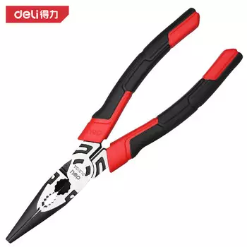 Deli DL0104 Эксцентриковые трудосберегающие острогубцы с зубцами в немецком стиле, длинногубцы 8 дюймов