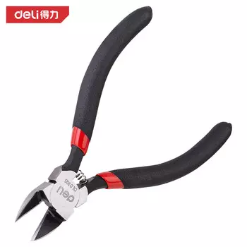 Deli DL0305 плоскогубцы для рта, диагональные плоскогубцы, диагональные плоскогубцы, смещенные плоскогубцы, электронные плоскогубцы, хромованадиевая сталь, 5 дюймов