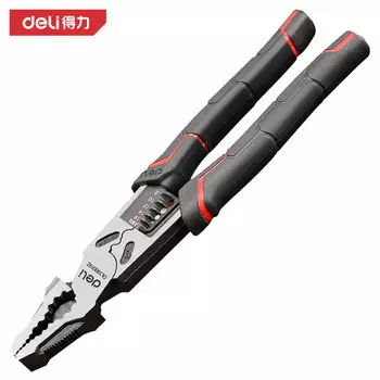 Deli DL100018Z многофункциональные трудосберегающие острогубцы с длинными плоскогубцами для зачистки проводов из хромованадиевой стали 8 дюймов