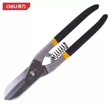 Deli DL4371 Железные ножницы в немецком стиле, железные ножницы, проволочная сетка, алюминиевая пластина, пластинчатые ножницы из нержавеющей стали, 10 дюймов