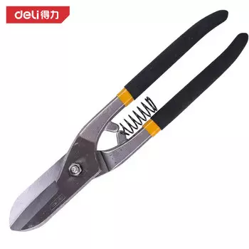 Deli DL4373 Железные ножницы в немецком стиле, железные ножницы, проволочная сетка, алюминиевая пластина, пластинчатые ножницы из нержавеющей стали, 14 дюймов