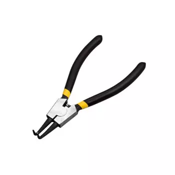 Deli Изогнутые наружу плоскогубцы для стопорных колец в японском стиле с отверстием 5 дюймов, плоскогубцы для стопорных колец и плоскогубцы для пружин вала DL0334