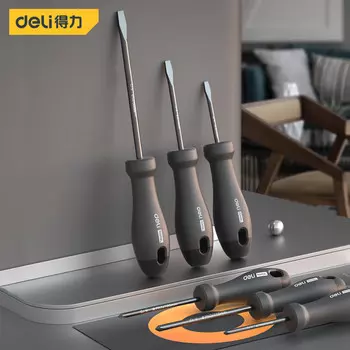 Deli National Home Home Series Отвертка Набор отверток Инструменты для ремонта Набор из 6 предметов Немецкий дизайн HT1006