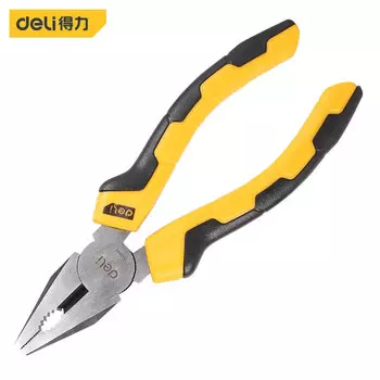 Deli резиновая ручка, противоскользящие плоскогубцы, тиски, многофункциональные плоскогубцы, кусачки, 6 дюймов, DL0001
