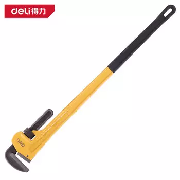 Deli сверхмощный трубный ключ, трубный ключ, плоскогубцы для водяного насоса, 48 дюймов, DL2548