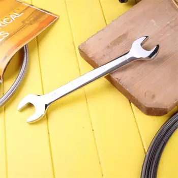 Deli зеркальный двойной рожковый ключ двуглавый (Cr-V) 34*36мм DELI33327