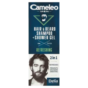 Delia Cameleo Men шампунь для волос и бороды и гель для душа 2в1, 150 мл