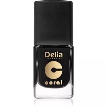 Delia Cosmetics Лак для ногтей Coral Classic - 532 Черная орхидея, 11 мл