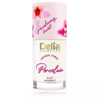 Delia Cosmetics Лак и кондиционер для ногтей 2-в-1 Porcelain Flower White 11 мл