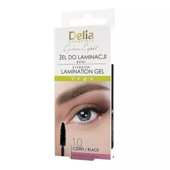 Delia, Eyebrow Expert, гель для ламинирования бровей Черный, 4мл