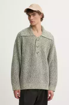 DELIER шерстяной свитер Nanushka, зеленый